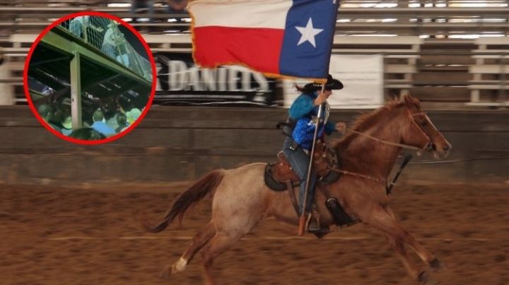 Colapsan gradas en rodeo de Texas; se reportan 12 heridos