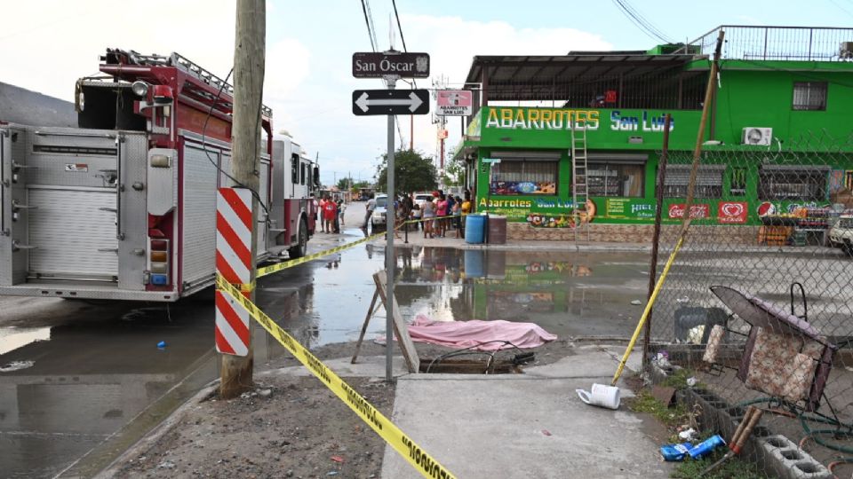 La tragedia se registró en esta tarde lluviosa