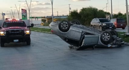 Jovencita de 17 años sufre espectacular volcadura en Reservas Territoriales