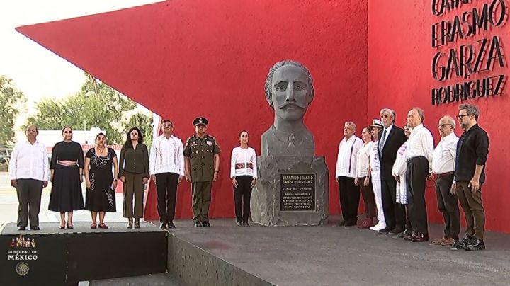 AMLO rinde homenaje al periodista y héroe tamaulipeco, Catarino Erasmo Garza Rodríguez