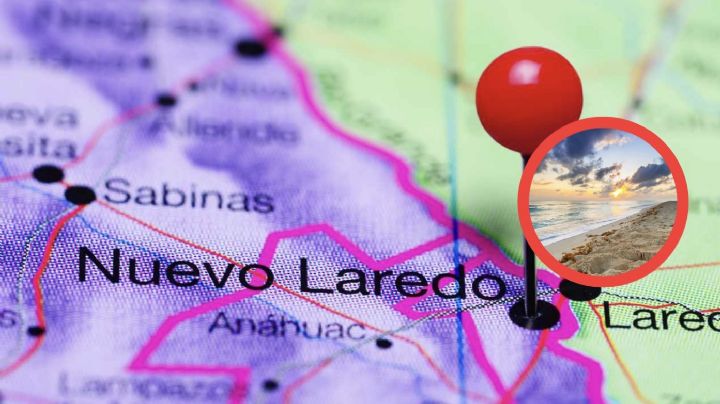 Así vería Nuevo Laredo si tuviera playa, según la Inteligencia Artificial
