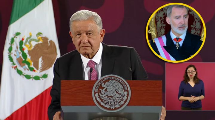 'Yo la apoyo': AMLO respalda a Sheinbaum por no invitar al rey de España a su toma de protesta