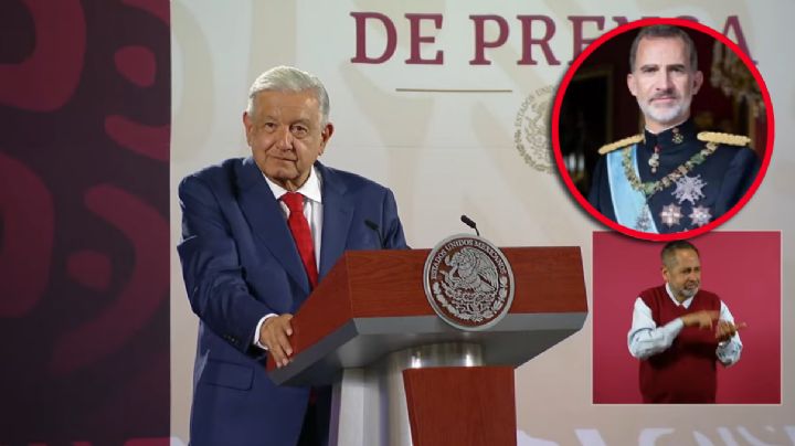 AMLO defiende postura de Sheinbaum para no invitar a rey de España a su protesta presidencial