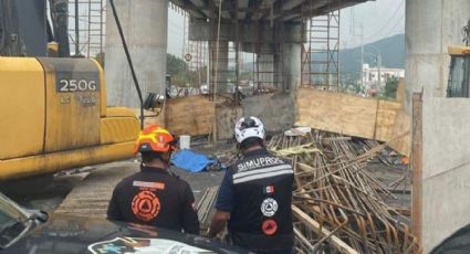 Muere albañil al caer de puente en construcción; sus compañeros no pudieron salvarlo