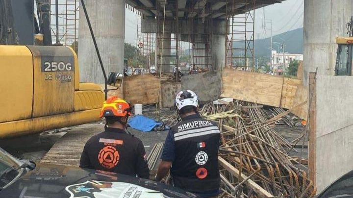 Muere albañil al caer de puente en construcción; sus compañeros no pudieron salvarlo