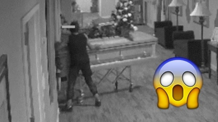 Mujer roba ataúd ¡con todo y cuerpo adentro! | VIDEO