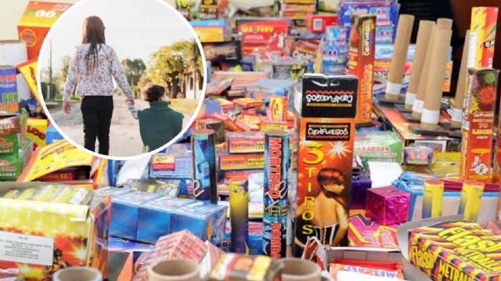 Mujer muere al explotarle la pirotecnia que le había quitado a su hijo