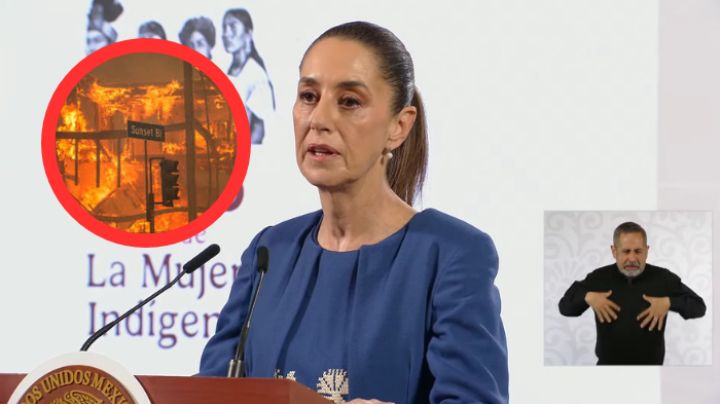 'Vamos a enviar un equipo de apoyo a Los Ángeles': anuncia Sheinbaum ayuda por incendios