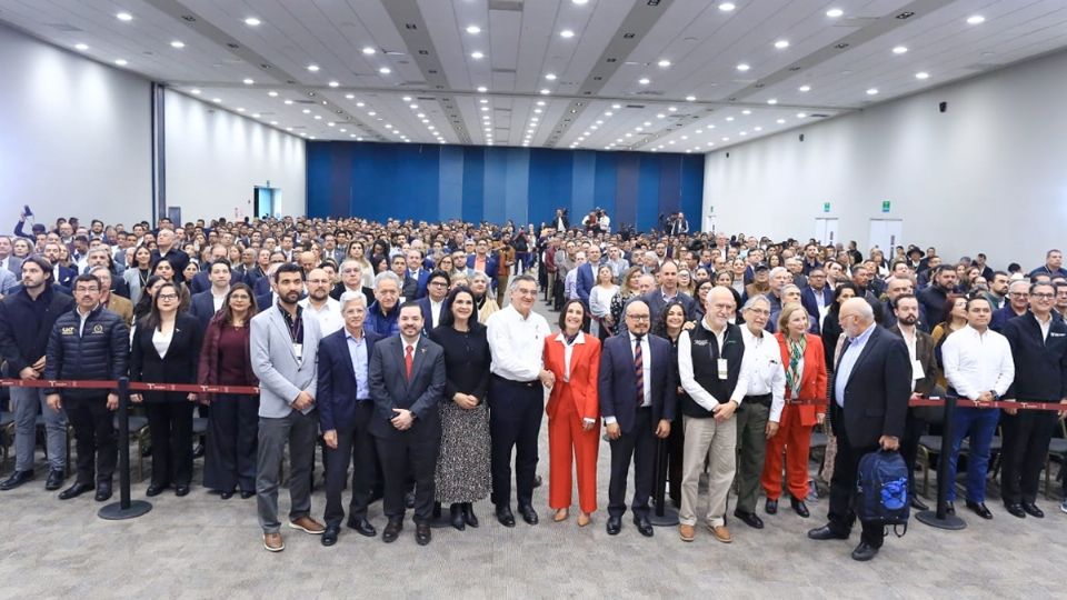 Aspecto de la reunión en Tampico, Tamaulipas.