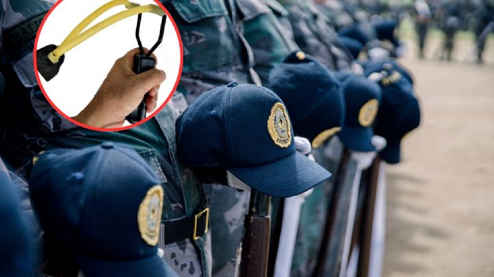 Con resorteras, policías se enfrentan a peligrosos delincuentes y logran detenerlos | VIDEO