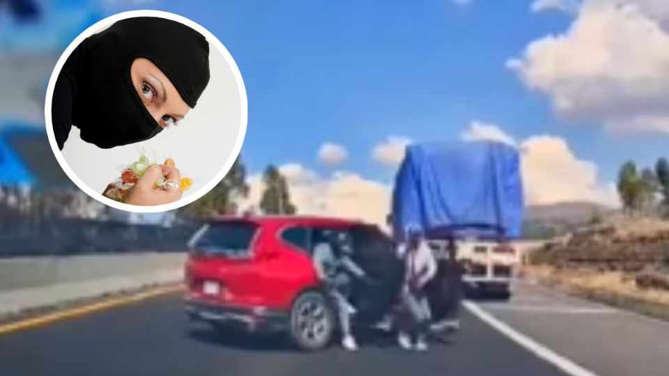 En plena carretera un grupo de hombres buscó asaltar a una familia