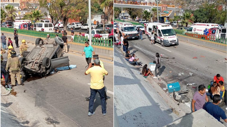 Fatal accidente en carretera deja 11 heridos y una persona muerta