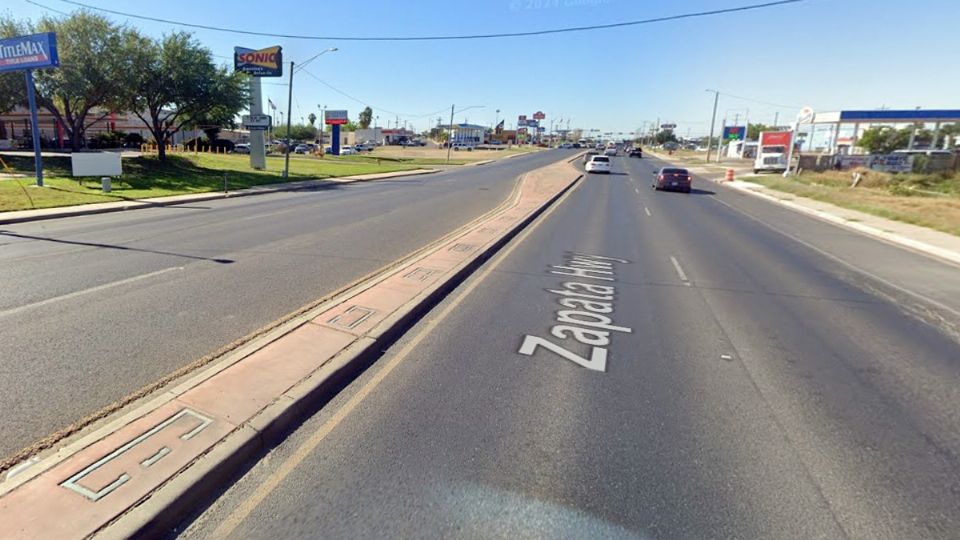 En esta calle la mujer fur atropellada.