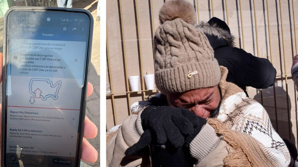 El sufrimiento de los migrantes fue evidente.