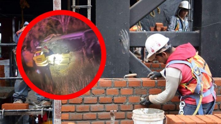 Volcadura termina con la vida de 4 albañiles; iban a casa tras largo día en la obra