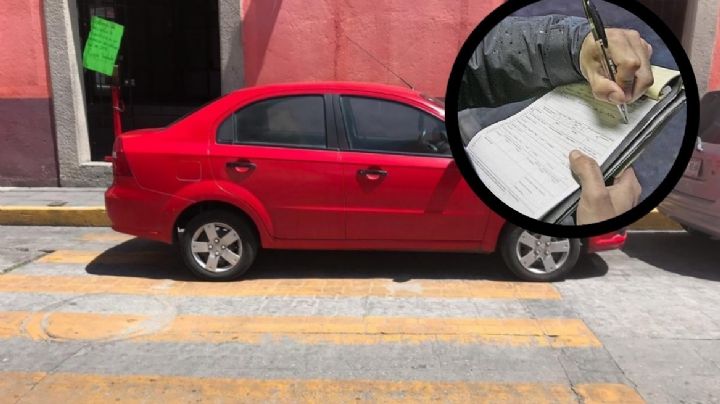 ¿Te estacionaste en un lugar prohibido?, esto es lo que pagarías de multa si te sorprenden