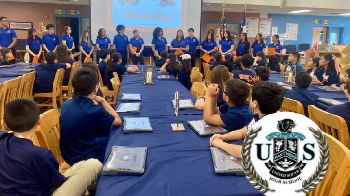 Estudiantes de United High School presentan nuevo programa de tutorías; en esto consiste