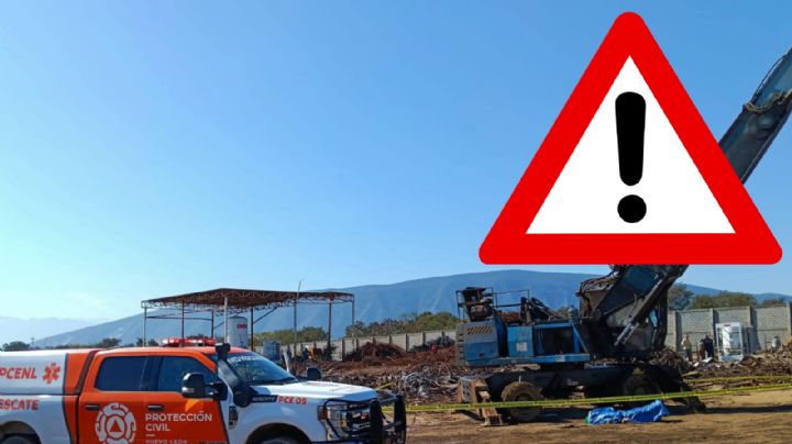 Hombre pierde la vida de una horrible manera en planta recicladora; le cayó encima una grúa