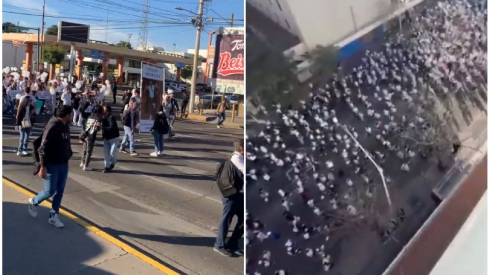 Cientos de personas marchan en Sinaloa tras el asesinato de una familia