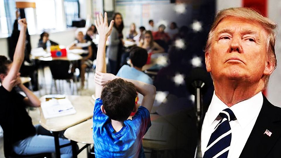 DOnald Trump y las escuelas de Texas