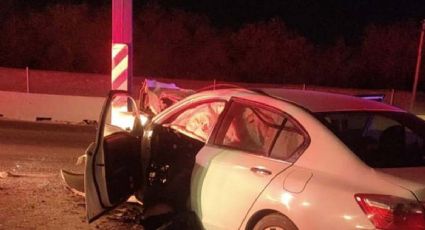 Pareja muere en terrible accidente en la Carretera Monterrey-Nuevo Laredo