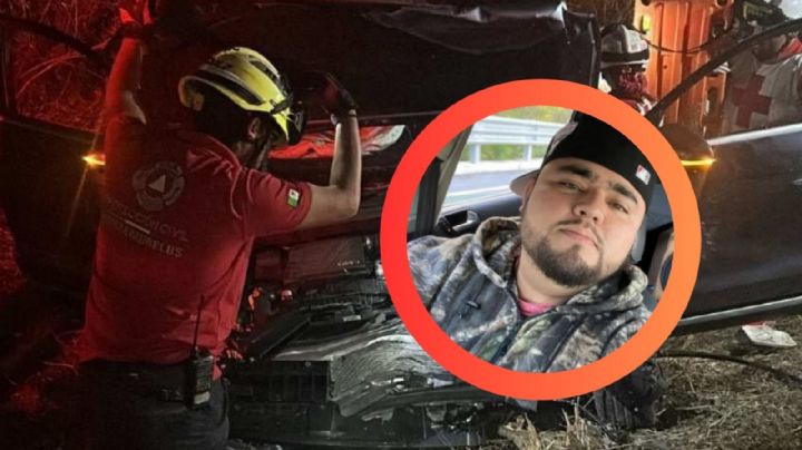 Brutal choque termina con la vida de un joven; destrozó su auto con el impacto