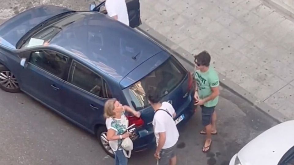 Las discusiones por estacionarse.