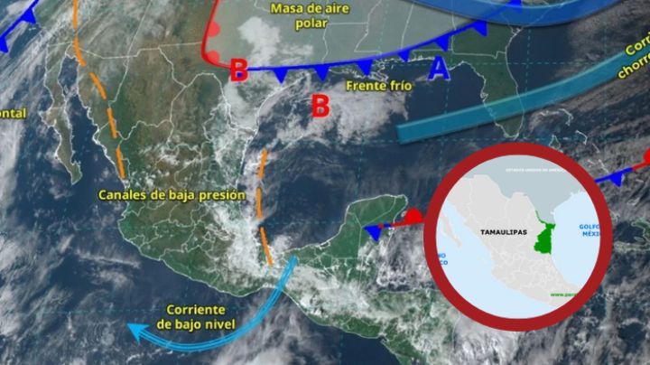 Alerta en Tamaulipas por descenso drástico de temperatura con valores de un dígito