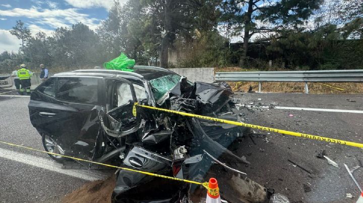 Brutal accidente en autopista cobra la vida de una persona; circulaba a más de 100 km/h | VIDEO