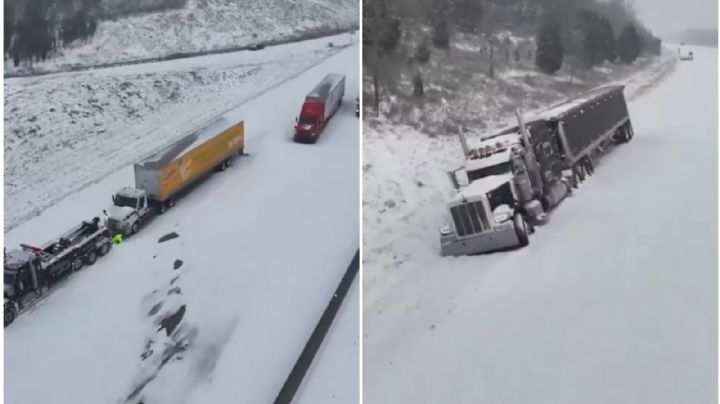 Tormenta invernal: Estados Unidos sufre las peores nevadas en décadas; en Texas ya hay un muerto