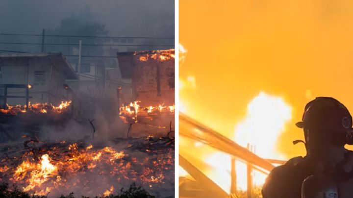 Incendios forestales en Los Ángeles ya suman dos muertos; evacúan a 30 mil personas | VIDEO