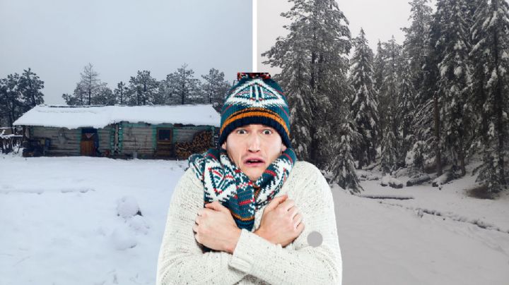 Frente frío congela este pueblo de México; se registran temperaturas de hasta -15 grados