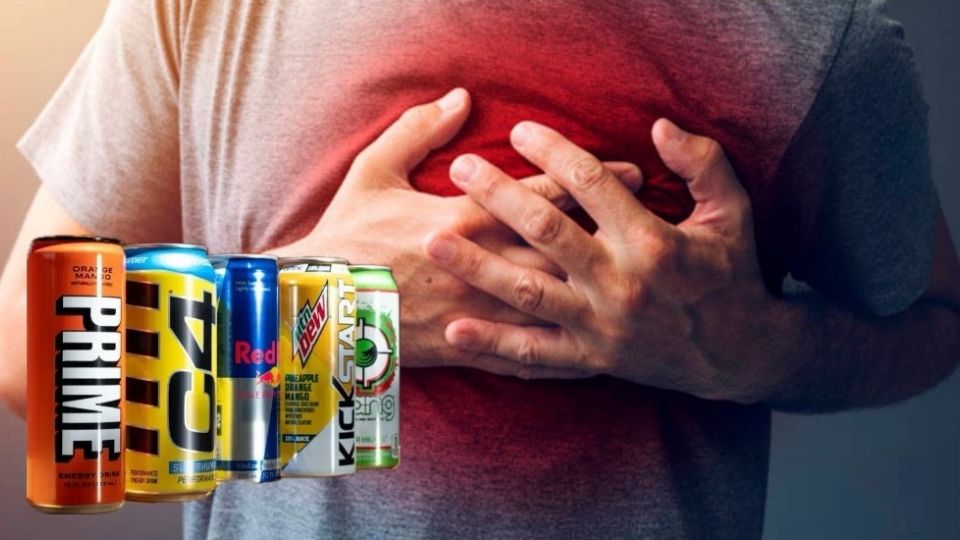 Un joven se tomó tres latas de bebida energética.