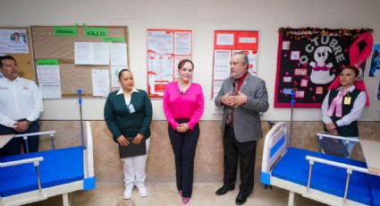 Nuevo Laredo: Carmen Lilia Canturosas entrega 40 camas al IMSS y al Hospital General