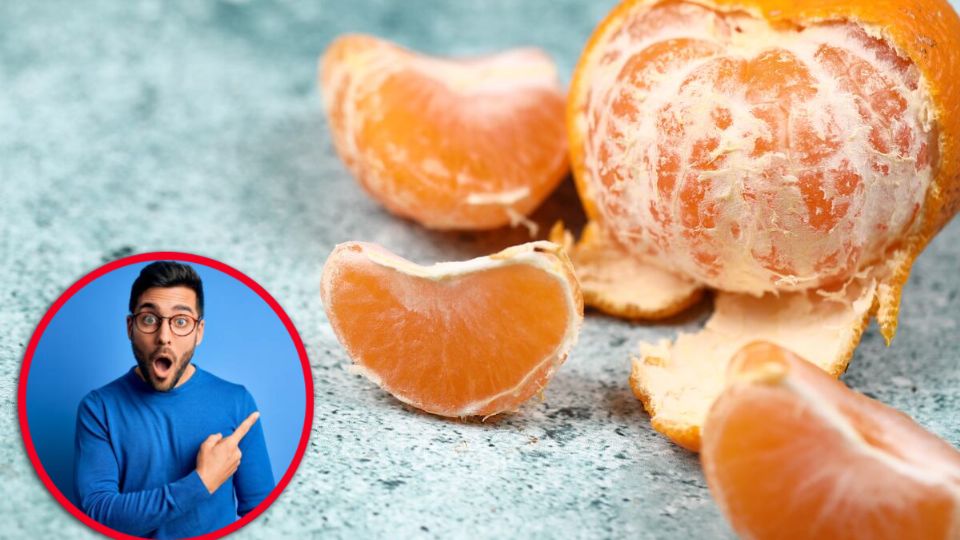 Los famosos hilos blancos se llaman albedo, y forman parte del sistema interno de la fruta, que ayuda a conectar la cáscara con los gajos y transportar nutrientes durante su desarrollo