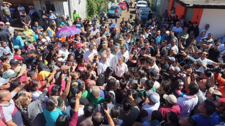 Anuncia Sheinbaum censos para atender a damnificados de Puebla; 'a nadie se dejará desamparado'