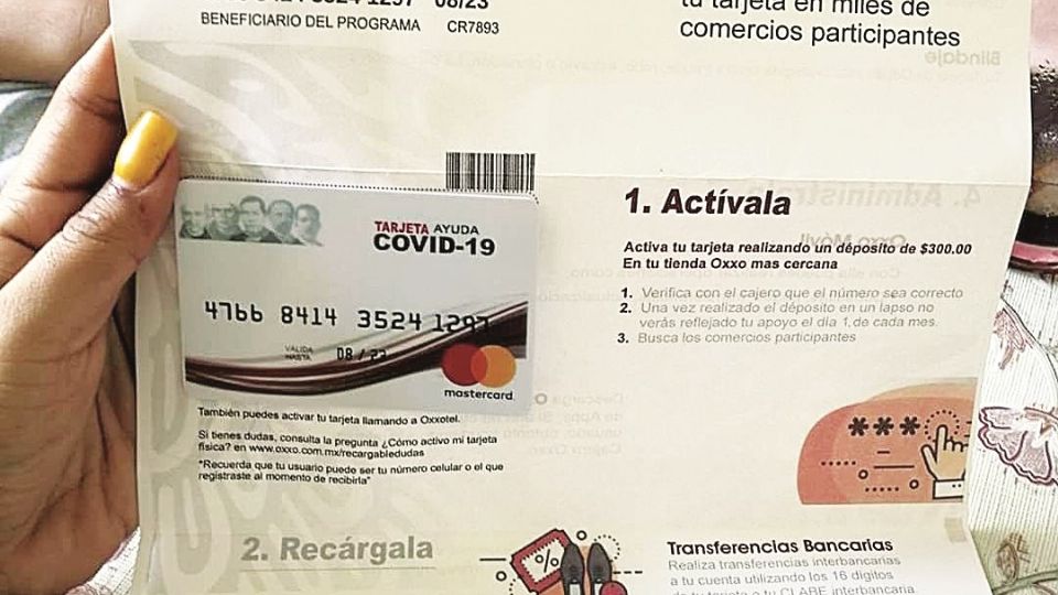 El único método que utiliza la Secretaría de Bienestar para entregar tarjetas a los beneficiarios es en los módulos o en las sucursales.