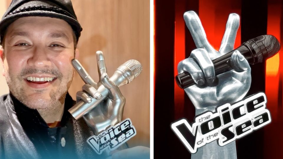 Christian Flores, ganador de 'The Voice of the Sea'.