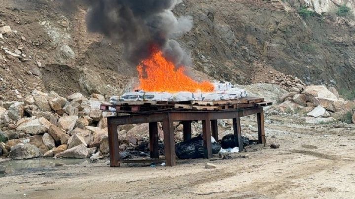 Sustituyen una tonelada de cocaína por leche en polvo antes de ser incinerada