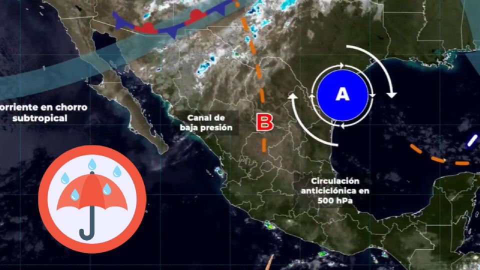 Conagua pronostica lluvias en todo México este lunes 13 de octubre
