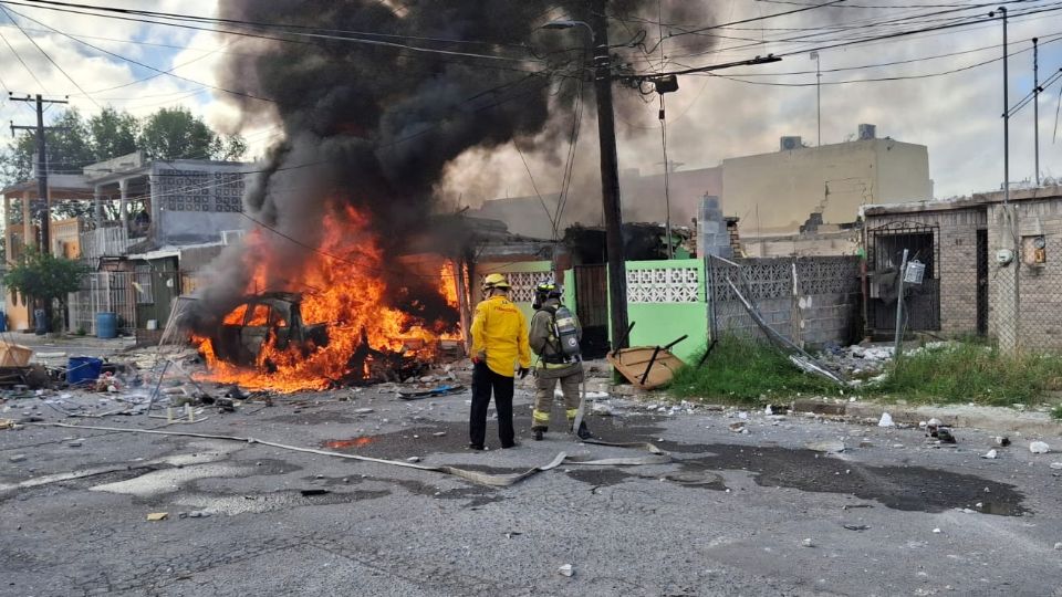 Explosión en la colonia Infonavit