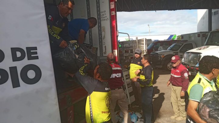 Llega a Altamira ayuda enviada por Nuevo Laredo; beneficiará a familias afectadas por las lluvias