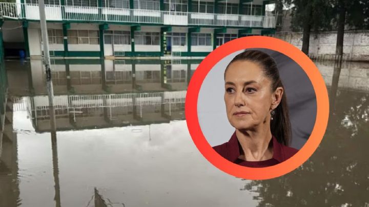 Sheinbaum reporta daños en escuelas tras lluvias del fin de semana: ¿cuántas son?