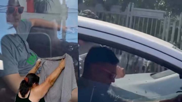 Alumnos captan a pervertido en su auto afuera de escuela en Monterrey | VIDEO