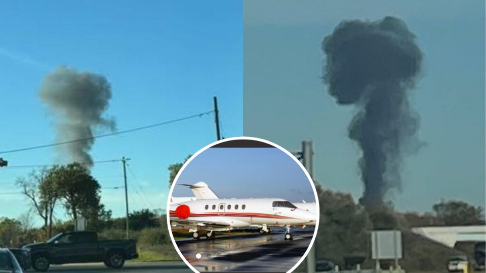 La aeronave se estrelló con tres personas a bordo