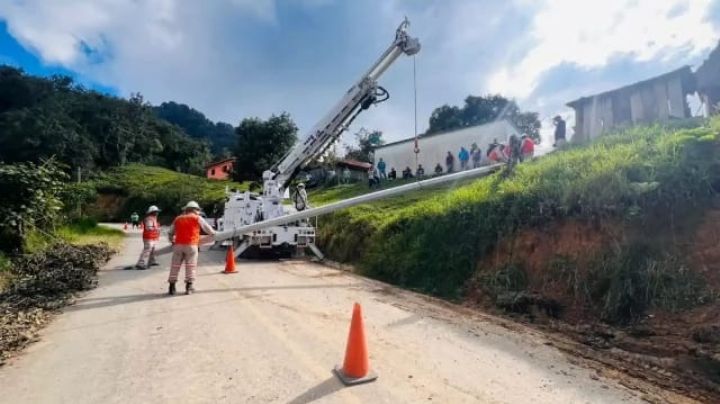 Lluvias en México: avanza el censo de damnificados y el restablecimiento eléctrico