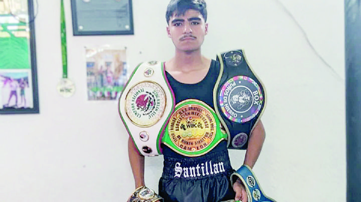 Carlos Santillán representará a México en Mundial de Boxeo; es alumno del CBTis 234 de Nuevo Laredo