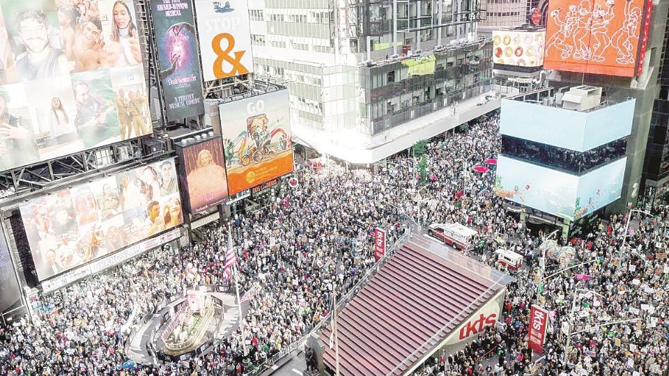 Protestas contra Trump.