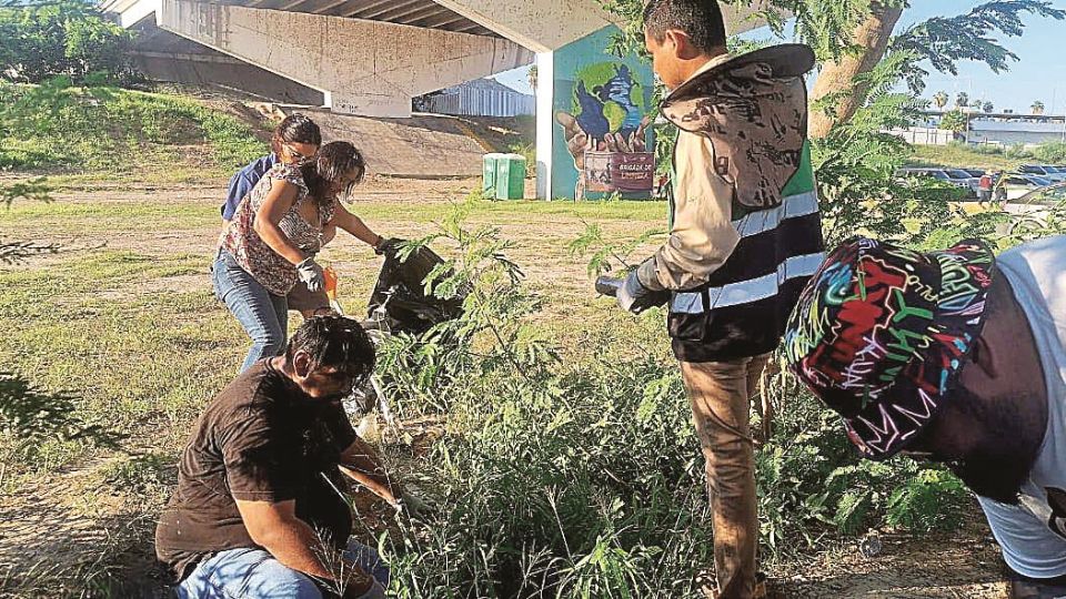 En esta ocasión se retiró casi media tonelada de desechos.