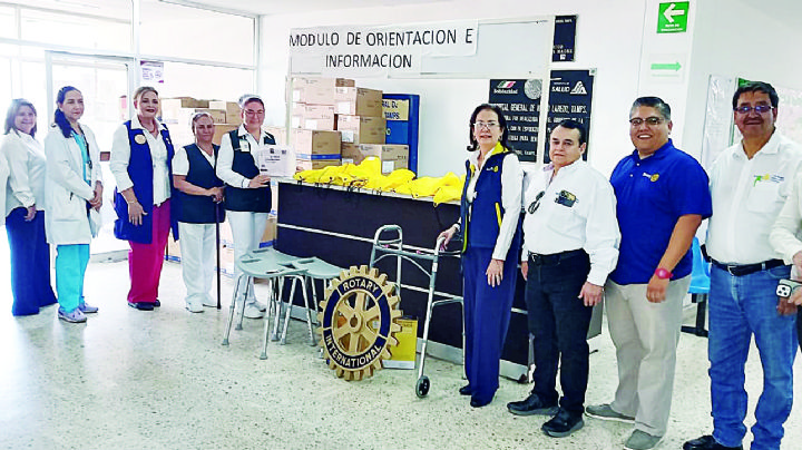 Club Rotario Nuevo Laredo Reforma mejorará atención de los pacientes